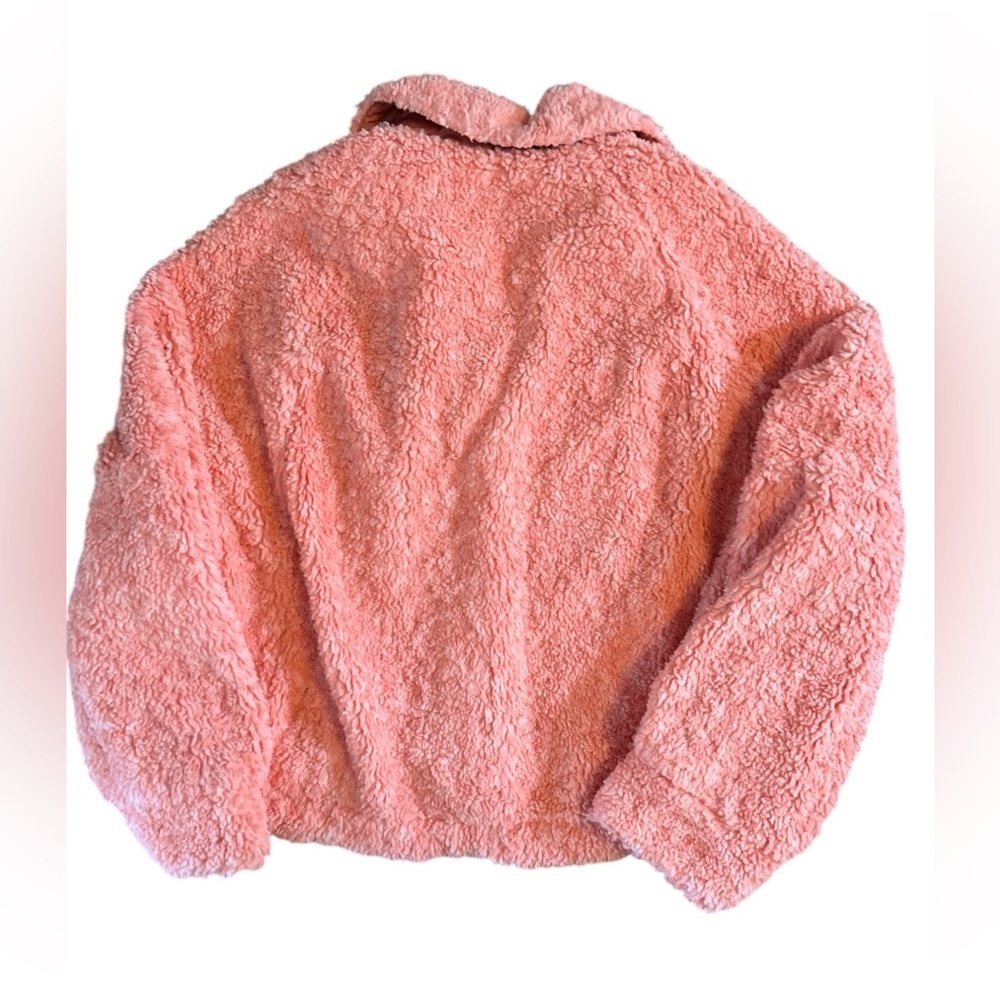 We The Free Pink Teddy Jacket Cropped Fuzzy - Picture 5 of 5